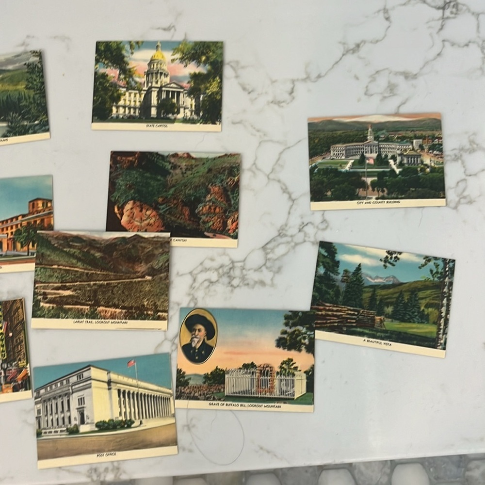 Vintage Colorado- Western architectural postcards
